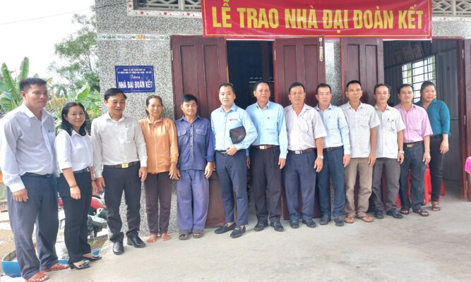 Đại Nam Corp trao nhà tình nghĩa tại xã Tân Phú Long, Long An