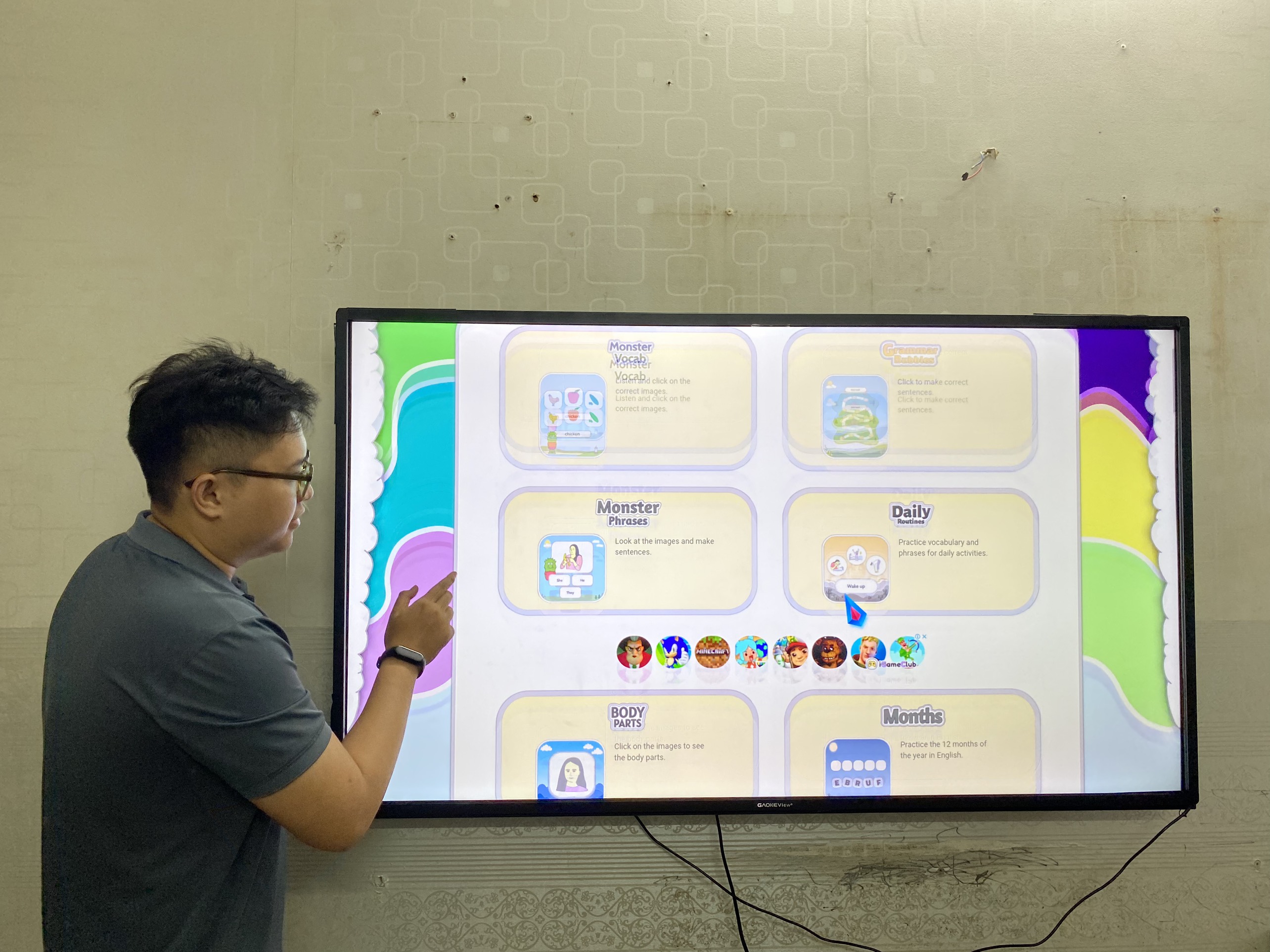 tivi cường lực QLED GAOKEview