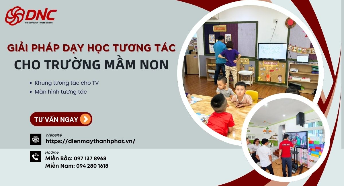 giải pháp dạy học tương tác cho trường mầm non