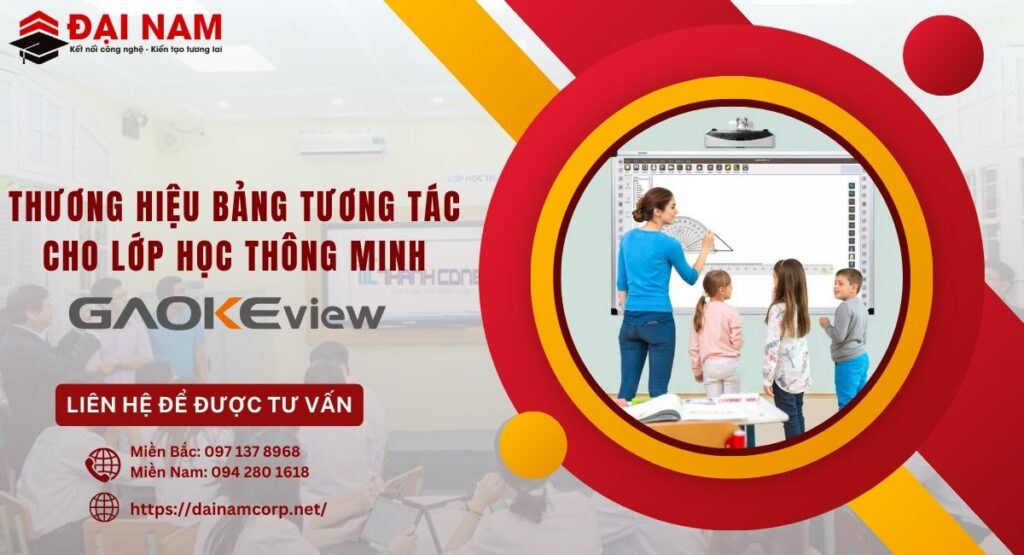 Thương Hiệu Bảng Tương Tác Cho Lớp Học Thông Minh GAOKEview