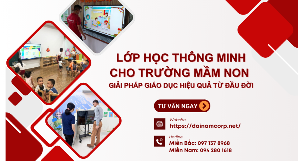 lớp học thông minh cho trường mầm non