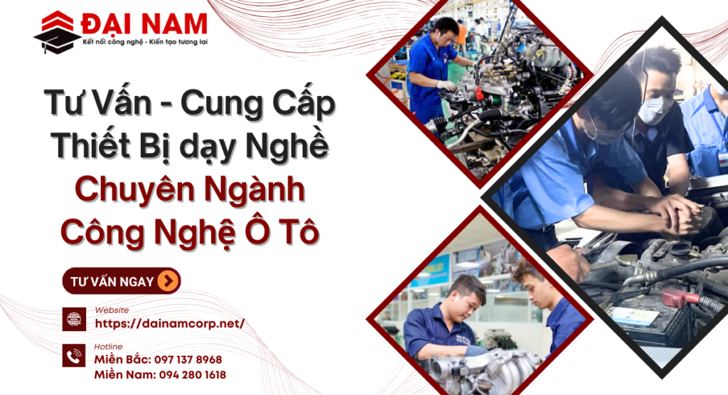 cung cấp thiết bị dạy nghề công nghệ ô tô