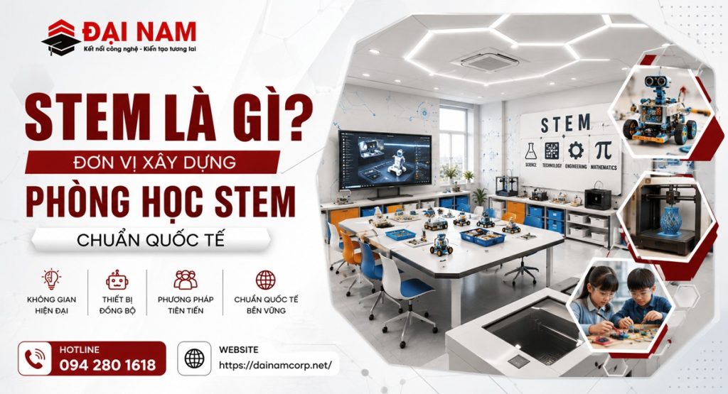 STEM Là Gì? Đơn Vị Xây Dựng Phòng Học STEM Chuẩn Quốc Tế
