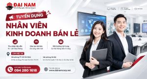 tuyển dụng Nhân Viên Kinh Doanh Bán Lẻ